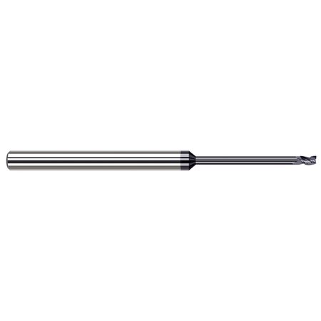 HARVEY TOOL End Mill for High Temp Alloys - Square 0.1250" (1/8) Cutter DIA x 0.1870" (3/16) Length of Cut 901408-C6
